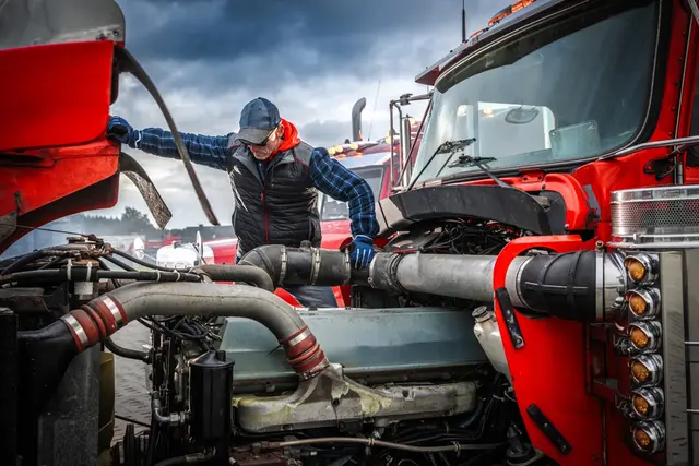 Akşam saatlerinde motor tamiri